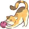 playful cat stretching with a pink yarn ball showing adorable feline behavior fun activities and 7 ways to play