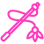 pink sewing needle and thread representing creativity and hobbies related to sewing crafts ideal for 20 projects